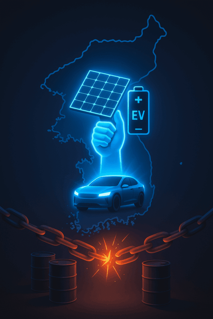 기름 수입 말고, 우리 전기로 살자!
